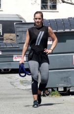 MINKA KELLY Out Exercising in Beverly Hills 05/26/2016