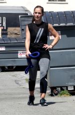 MINKA KELLY Out Exercising in Beverly Hills 05/26/2016