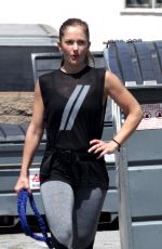 MINKA KELLY Out Exercising in Beverly Hills 05/26/2016