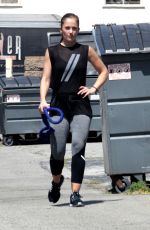 MINKA KELLY Out Exercising in Beverly Hills 05/26/2016