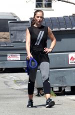 MINKA KELLY Out Exercising in Beverly Hills 05/26/2016