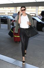 MIRANDA KERR Arrives at JFK Airport in New York 05/25/2016