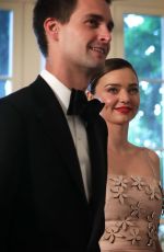 MIRANDA KERR at State Dinner with Nordic Leaders in Washington 05/13/2016