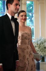 MIRANDA KERR at State Dinner with Nordic Leaders in Washington 05/13/2016