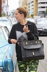 MISCHA BARTON Laves Doggie Day Care in West Hollywood 05/05/2016