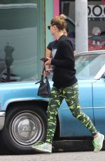 MISCHA BARTON Laves Doggie Day Care in West Hollywood 05/05/2016