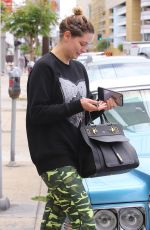 MISCHA BARTON Laves Doggie Day Care in West Hollywood 05/05/2016