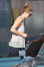 MISCHA BARTON Out and About in Beverly Hills 05/09/2016