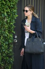 MISCHA BARTON Takes Her Dog for a Walk in Hollywood 05/10/2016