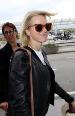 NAOMI WATTS at Airport in Nice 05/13/2016