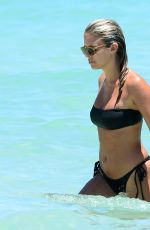 NATASHA OAKLEY and DEVIN BRUGMAN in Bikinis at a Beach in Miami 05/07/2016