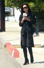 NAYA RIVERA Out and About in Hollywood 05/24/2016