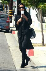 NAYA RIVERA Out and About in Hollywood 05/24/2016