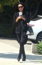 NAYA RIVERA Out and About in Hollywood 05/24/2016