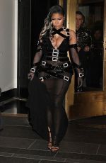 NICKI MINAJ Leaves Carlyle Hotel in New York 05/02/2016
