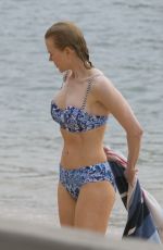 NICOLE KIDMAN in Bikini at Balmoral Beach in Sydney 03/25/2016