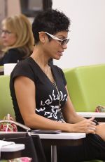 NICOLE MURPHY at a Nail Salon in Beverly Hills 05/25/2016