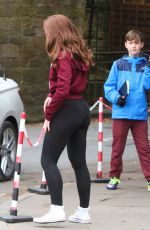 NIKKI SANDERSON in Tights Out in Chester 04/22/2016
