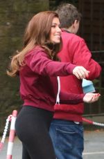 NIKKI SANDERSON in Tights Out in Chester 04/22/2016