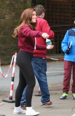 NIKKI SANDERSON in Tights Out in Chester 04/22/2016