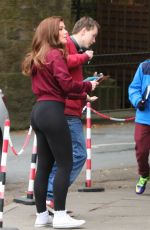 NIKKI SANDERSON in Tights Out in Chester 04/22/2016