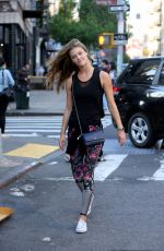 NINA AGDAL at Soul Cycle in New York 05/12/2016