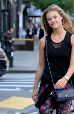 NINA AGDAL at Soul Cycle in New York 05/12/2016