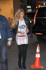 NINA AGDAL at Swatch Times Square Store Opening in New York 05/03/2016