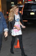 NINA AGDAL at Swatch Times Square Store Opening in New York 05/03/2016