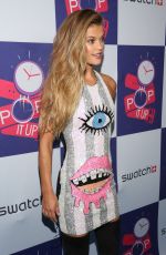 NINA AGDAL at Swatch Times Square Store Opening in New York 05/03/2016