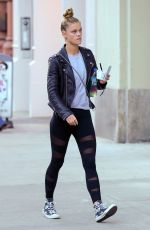 NINA AGDAL in Tights Out in New York 05/16/2016