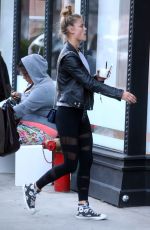 NINA AGDAL in Tights Out in New York 05/16/2016