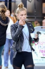 NINA AGDAL in Tights Out in New York 05/16/2016