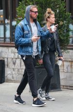NINA AGDAL Out and About in New York 05/09/2016