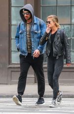 NINA AGDAL Out and About in New York 05/09/2016