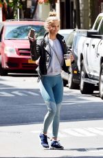 NINA AGDAL Out and About in New York 05/12/2016