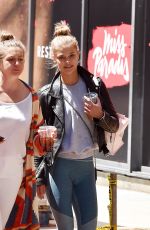 NINA AGDAL Out and About in New York 05/12/2016