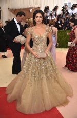 NINA DOBREV at Costume Institute Gala 2016 in New York 05/02/2016