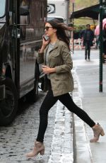 NINA DOBREV Out and About in New York 05/03/2016