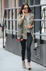 NINA DOBREV Out and About in New York 05/03/2016