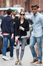 OLIVIA PALERMO Out and About in New York 05/14/2016
