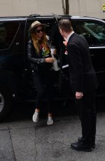 OLIVIA WILDE Arrives at Her Hotel in New York 05/02/2016