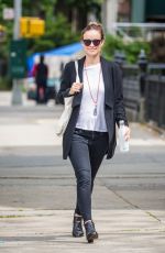 OLIVIA WILDE Out and About in New York 05/10/2016