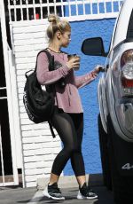 PAIGE VANZANT Arrives at DWTS Studio in Hollywood  05/13/2016