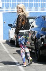 PAIGE VANZANT Leaves Dancing with the Stars Rehersal in Hollywood  04/30/2016