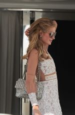PARIS HILTON Leaves a Private Yacht in Cannes 05/17/2016