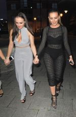PERRIE EDWARDS Leaves Bonbar in Newcastle 05/28/2016