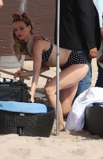 PETRA NEMCOVA in Bikini on the Set of a Photoshoot in Cannes 05/18/2016