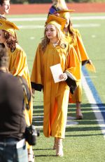 PEYTON LIST at Her High School Graduation in Oak Park 05/26/2016