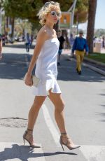 PIXIE LOTT Leaves Martinez Hotel in Cannes 05/15/2016